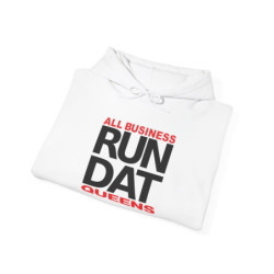 Run Dat *Queens* Heavy Hoodie - Hooded Sweatshirt