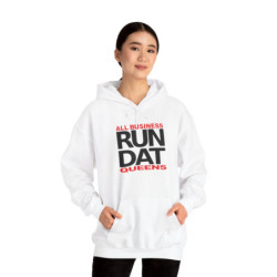 Run Dat *Queens* Heavy Hoodie - Hooded Sweatshirt