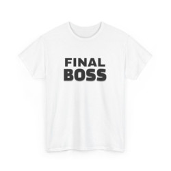 Final Boss Unisex Heavy Cotton Tee