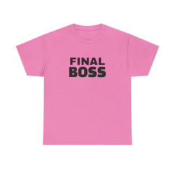 Final Boss Unisex Heavy Cotton Tee