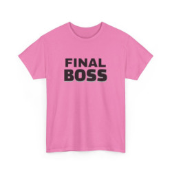 Final Boss Unisex Heavy Cotton Tee