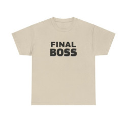 Final Boss Unisex Heavy Cotton Tee