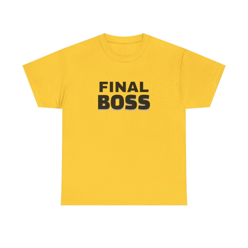 Final Boss Unisex Heavy Cotton Tee