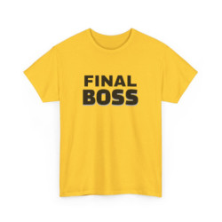 Final Boss Unisex Heavy Cotton Tee