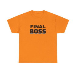 Final Boss Unisex Heavy Cotton Tee