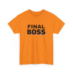 Final Boss Unisex Heavy Cotton Tee