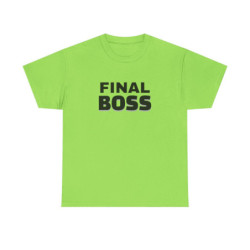 Final Boss Unisex Heavy Cotton Tee