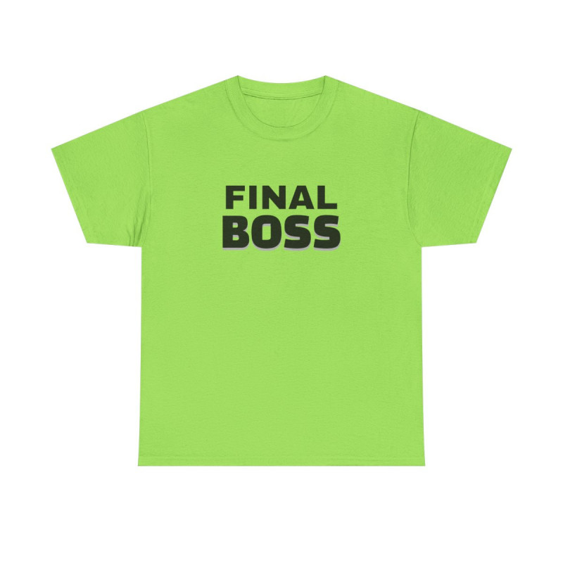 Final Boss Unisex Heavy Cotton Tee
