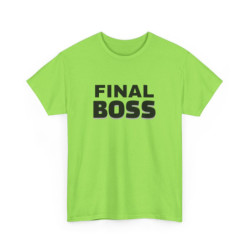 Final Boss Unisex Heavy Cotton Tee