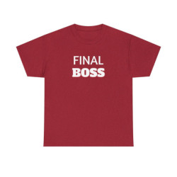 Final Boss Unisex Heavy Cotton Tee
