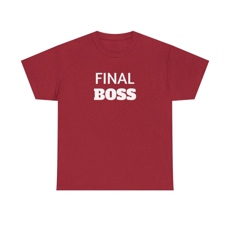Final Boss Unisex Heavy Cotton Tee