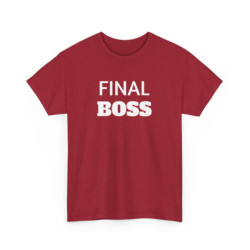 Final Boss Unisex Heavy Cotton Tee