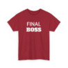 Final Boss Unisex Heavy Cotton Tee