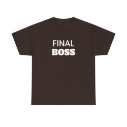 Final Boss Unisex Heavy Cotton Tee