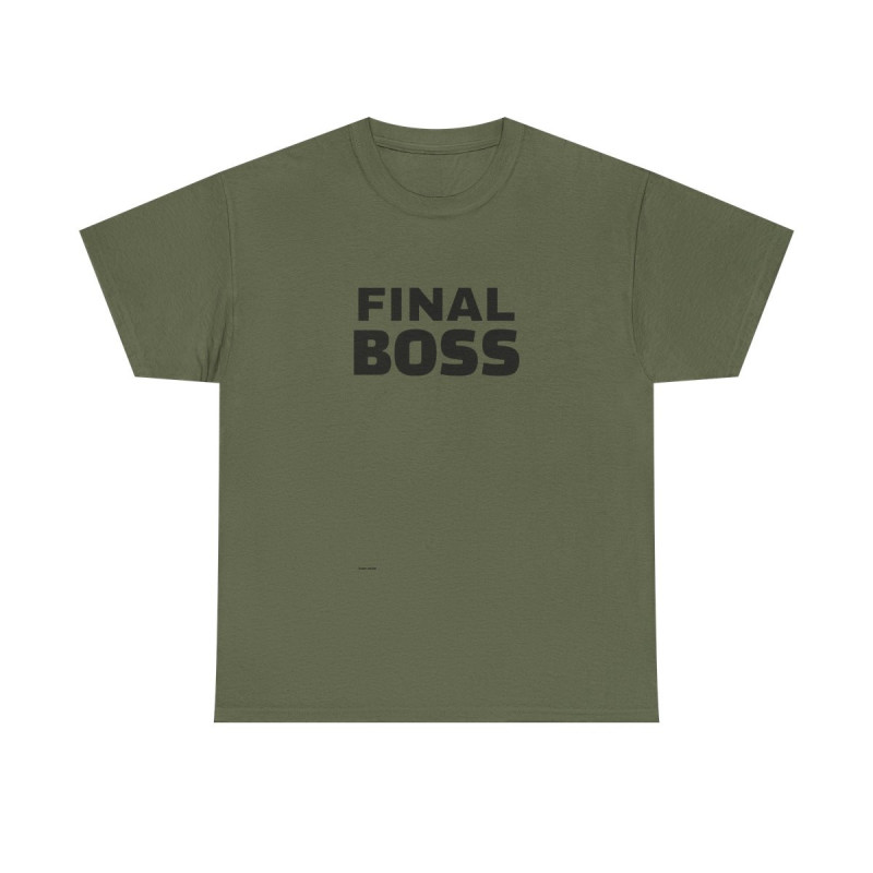 Final Boss Unisex Heavy Cotton Tee