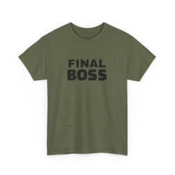 Final Boss Unisex Heavy Cotton Tee